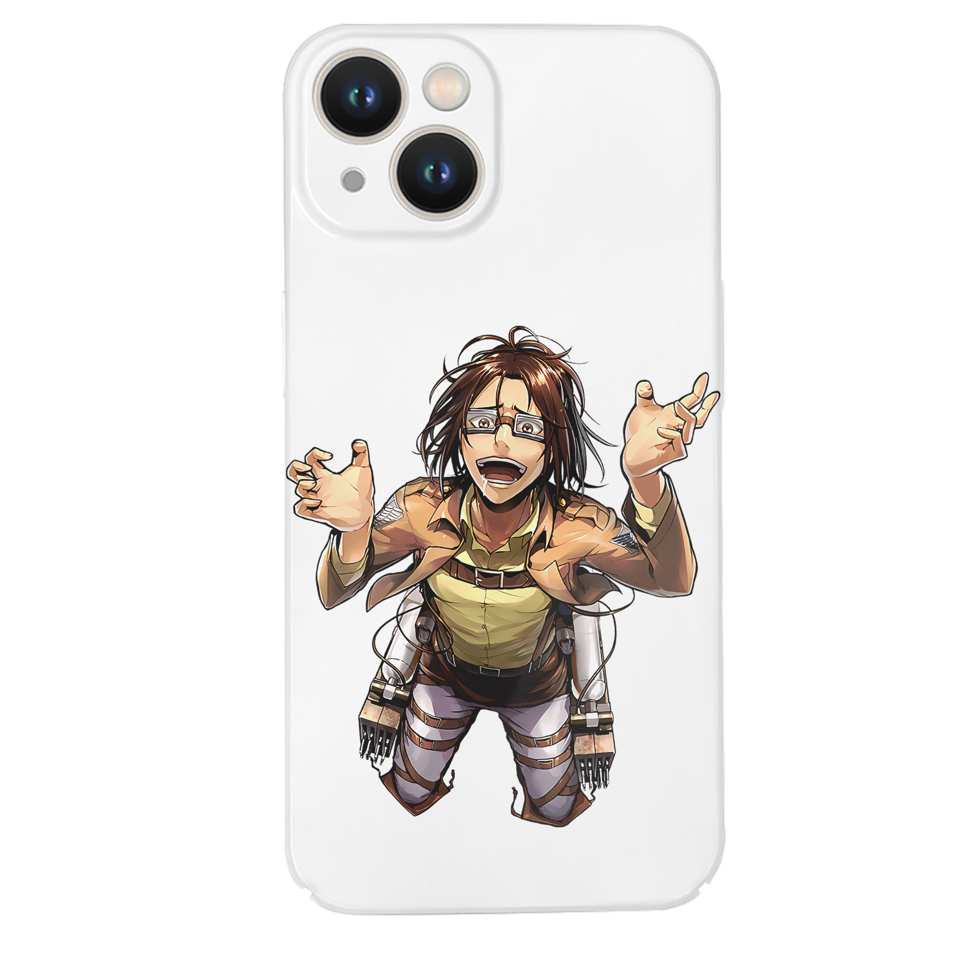（画像用） 進撃の巨人 ハンジ·ゾエ Attack on Titan Hanji Zoe 【iPhone 14シリーズ対応】ハードケース
